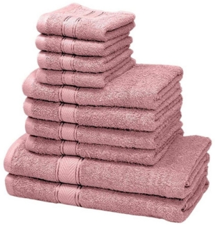 BETTWARENSHOP Handtuch Set Miko Superflausch, Frottee (Set, 10-St), Walkfrottee, 100% Baumwolle, Duschtücher, Handtücher, Gästetücher