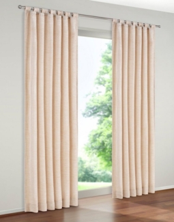 Wirth Vorhang Trondheim 328 g/m² (1 St), Schlaufen, blickdicht, Chenille