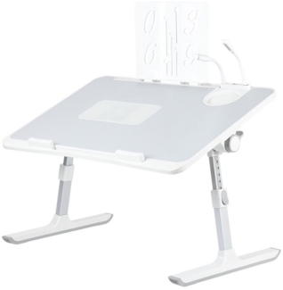 JEOBEST Laptoptisch Lapschreibtisch mit neigbarer Arbeitsfläche, Betttablett,Notebooktisch, Höhenverstellbar, Klappbarer Lapdesk