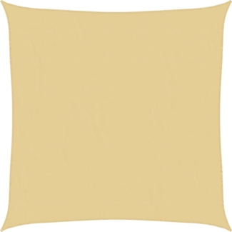 vidaXL Sonnensegel Sandfarbe 4,5x4,5 m 100% Polyester Oxford 4000413