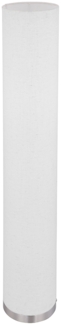 LED Stehlampe, Textil weiß,, rund, H 110cm