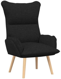 vidaXL Sessel Schwarz 69 x 74 x 93 cm Stoff und Sperrholz 42001867