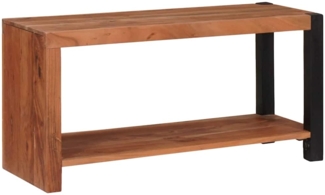 vidaXL Bücherregal Braun 80 x 30 x 40 cm Massivholz Akazie 4104018