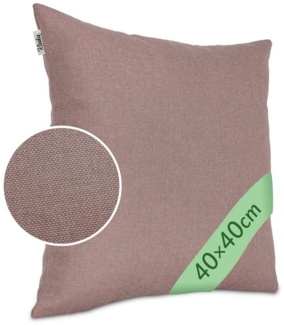 Kisska Dekokissen Kissenhülle TIZI MIT oder OHNE Füllung Kissenbezug Zierkissen, Kissenüberzug - Kissenhusse ohne Füllung 50x30 cm Tizi Leinen-Optik