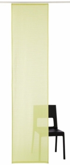 HOME WOHNIDEEN Schiebegardine Sarnia, Klettband (1 St), halbtransparent, Voile, ohne Montagezubehör, 57 cm Breite