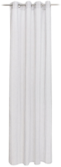 Gözze 'LINEA STRIPE' Ösenvorhang, 100% Polyester silber, 140x245 cm