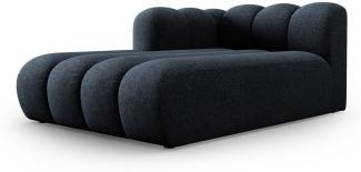 Micadoni Chaise Longue Lupine 2-Sitzer Links Chenille Königsblau