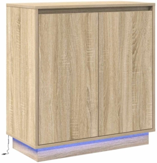 vidaXL Sideboard mit Tür Sonoma Eiche 71 x 34,5 x 75 cm Holzwerkstoff 869644