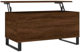 Couchtisch, Sofatisch Braun Eichen-Optik 90x44,5x45 cm Holzwerkstoff