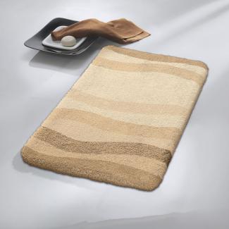 Kleine Wolke Badteppich Miami naturbeige, 50 x 60 cm