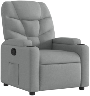vidaXL Relaxsessel Hellgrau Stoff 3205608