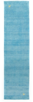 Morgenland Gabbeh Teppich - Indus - Asteria - läufer - 300 x 80 - Blau