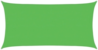 vidaXL Sonnensegel 160 g/m² Hellgrün 4x7 m HDPE 311300