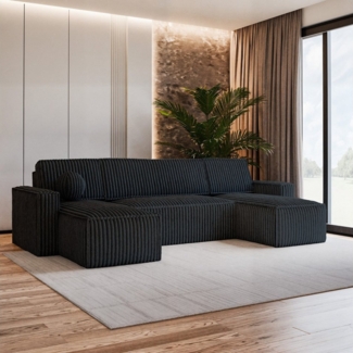 Masseno Ecksofa PESANO mit Schlaffunktion U-Form, Sofa mit Bettkasten