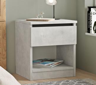 Designer Nachttisch Lazale Silber