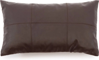 Der Sechsteilige Leder Kissenbezug - Schokolade - 30x50 - Schokolade - 30x50x1cm