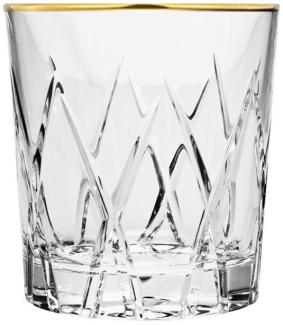 Whiskyglas Kristall London Gold clear (9,3 cm)