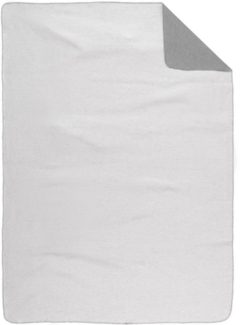 biberna Melange Wohndecke 1 x 150 x 200 cm UNI, kitt, 1 x 150 x 200 cm, grau