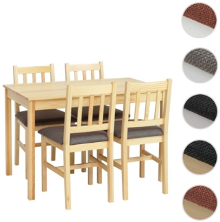 MCW Sitzgruppe MCW-F77-SMP, (5-tlg), Stabiler Tisch mit pflegeleichter Oberfläche