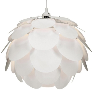 kwmobile Deckenleuchten DIY Puzzle Lampe Blüten Design, Set mit Deckenbefestigung