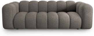 Micadoni Sofa Lupine 3-Sitzer Chenille Grau