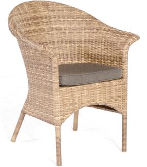 Sonnenpartner Garten-Sessel Cayman Aluminium mit Polyrattan natura-antik Gartenstuhl