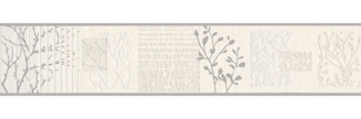 A.S. Création Bordüre Only Borders, aufgeschäumt, Wald, floral, natürlich, Struktur Tapete Bordüre Stein glatt Borte Wohnzimmer modern Design