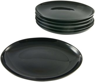 Luminarc, 15898, Serie ITALIEN PARTY black, Barbecueteller 33 cm Schwarz