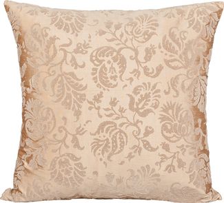 Kissen Seide 40x40 cm Seidenkissen Silk pompös Zierkissen Blumen und Ornamenten