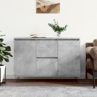 vidaXL Sideboard Betongrau 104x35x70 cm Holzwerkstoff 827208