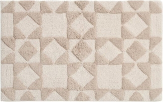 Next Badematte Badematte mit Geomuster, Höhe 80 mm, Baumwolle