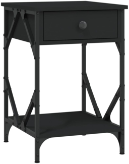 vidaXL Nachttisch Schwarz 40x42x60 cm Holzwerkstoff 826335
