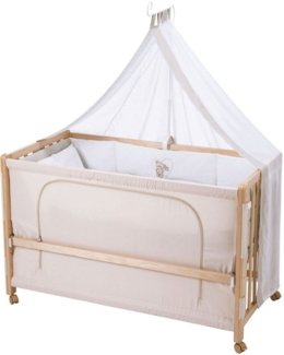 Roba 'Room Bed' Beistellbett natur, inkl. Ausstattung 'Liebhabär'