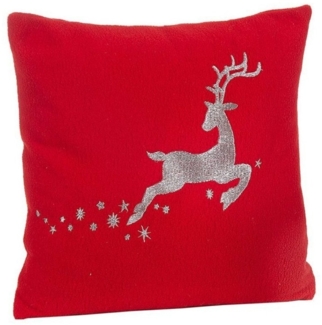 Babyhafen Dekokissen 40x40 mit Füllung Weihnachten WEIHNACHTSBAUM, RENTIER, SANTA, Fleece