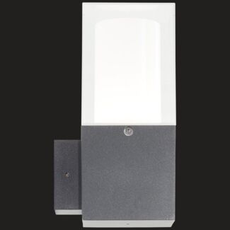 AEG Lampe Barbey LED Außenwandleuchte anthrazit/weiß | 1x7. 5W LED integriert, (690lm, 3000K) | IP-Schutzart: 44 - spritzwassergeschützt