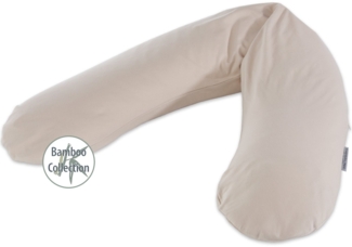 Theraline Stillkissen "Das Original" Microperlen inkl. Bezug 190 cm 167 Kieselgrau (Bamboo)