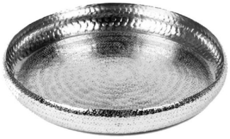 Lambert Getränkeuntersetzer Tablett Faro Silber (43cm)