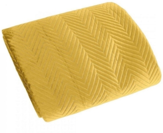 Eurofirany Bettüberwurf SOFIA, Elegante Tagesdecke Velvet Sesseldecke Sofadecke Überwurf Samt