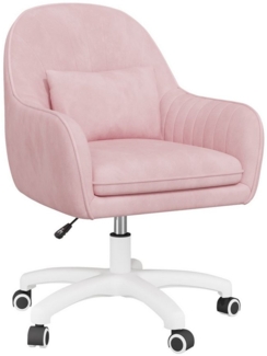 HawthyHome Bürostuhl Ergonomischer Homeoffice-Stuhl, 360° Drehbar & Höhenverstellbar (1 St), Samtbezug mit Kopfkissen, ideal für Arbeitszimmer & Schlafzimmer