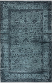 Tesso Living Designteppich ARMAND Teppich Wohnzimmer, Vintage Look, Orientalisch, bedruckt, Rechteckig, BOHO, Flachgewebe, mit klassischen Fransen