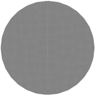 vidaXL Pool-Bodentuch, Hellgrau, 400 gr/m² Polyester, Ø 244 cm