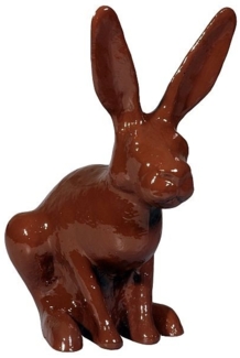 Cabanaz Hasenfigur Dekohase Gartenfigur Hase, braun 30cm