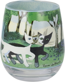 Goebel / Rosina Wachtmeister Una passeggiata nel verde,Windlicht,8,5 x 8,5 x 9,5 cm / Glas / 8,5 x 8,5 x 9,5 cm