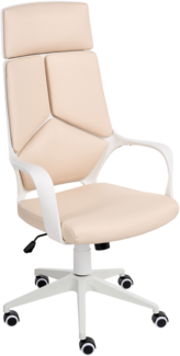 Bürostuhl DELIGHT Kunstleder Hellbeige