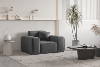 Sessel Designersessel CELES PREMIUM in Stoff Opera Velvet Dunkelgrau