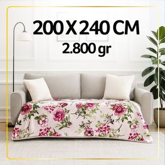 Wohndecke LUXUS Decke, Bestlivings, XXL Premium Kuscheldecke 240x200 cm - 580g/m²