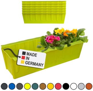 BURI Blumenkasten Blumenkasten Europaletten 6er-Set Hellgrün Pflanzkasten Balkonkasten