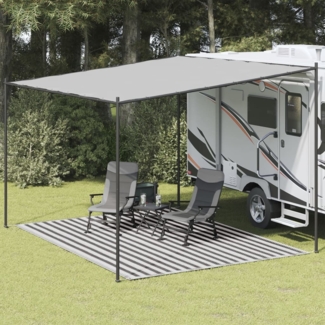 vidaXL Zeltteppich 300x400 cm Anthrazit und Weiß 310828