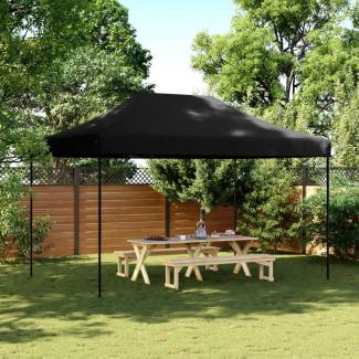 vidaXL Partyzelt Faltbar Pop-Up Schwarz 440x292x315 cm 4004966