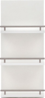 Lomadox Wandregal NOCI-80, Badezimmer Regal Wandregal weiß 3 Regalböden 30,3 x 70,2 x 17,45 cm